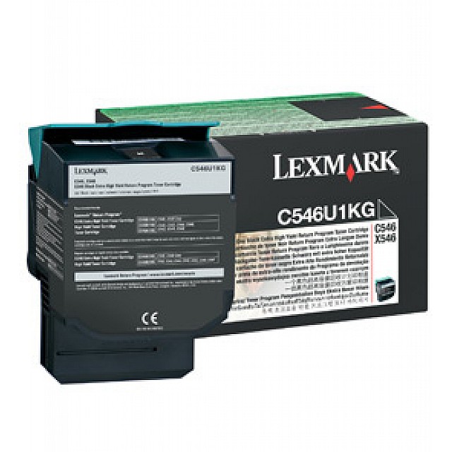 LEXMARK C546, X546 tonercartridge zwart extra high capacity