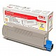 OKI C5800, C5900, C5550MFP tonercartridge geel standard capa
