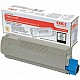 OKI C5800, C5900, C5550MFP tonercartridge zwart standard cap
