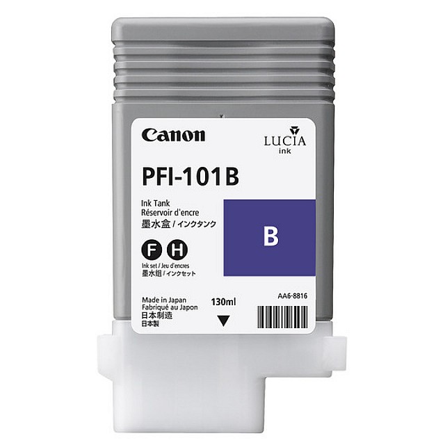 CANON PFI-101B inktcartridge blauw standard capacity 130ml 1