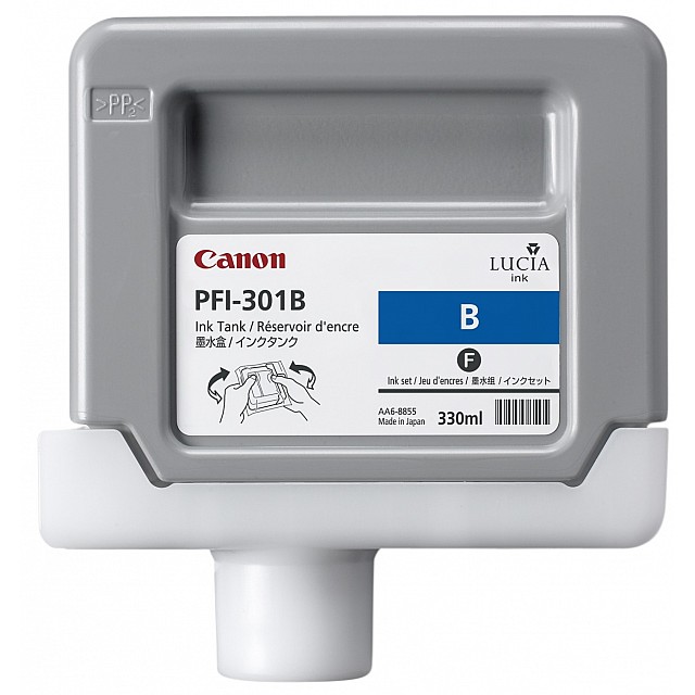 CANON PFI-301B inktcartridge pigment blauw standard capacity