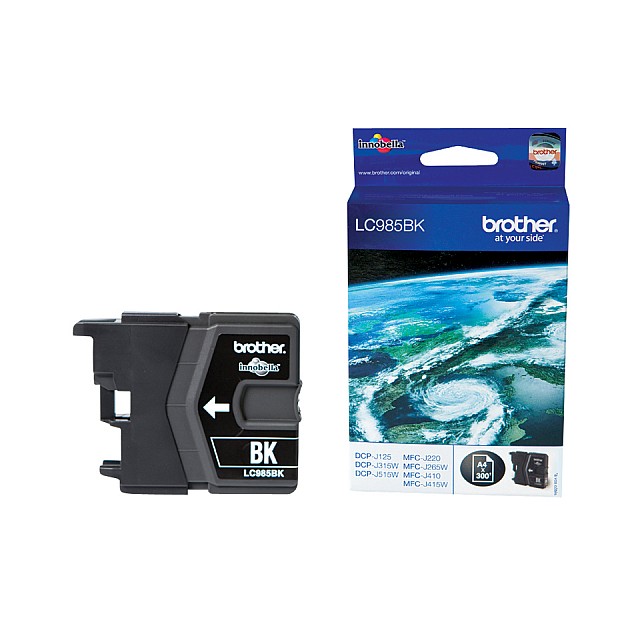 BROTHER LC-985 inktcartridge zwart standard capacity 300 pag