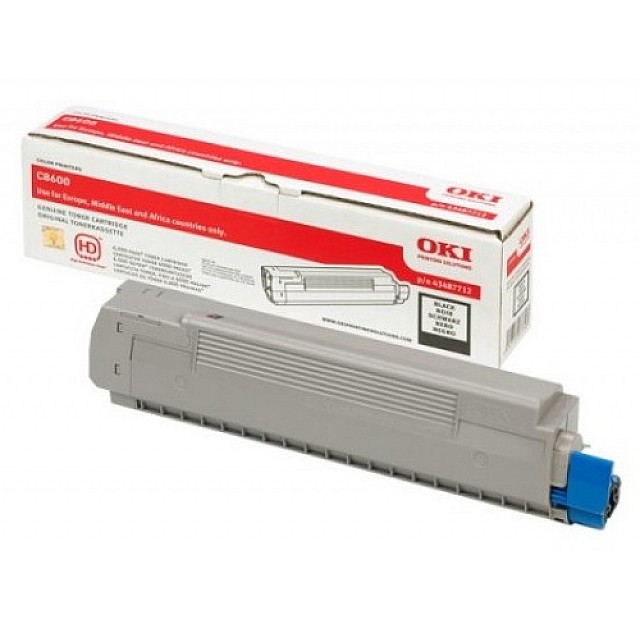 OKI C8600, C8800 tonercartridge zwart standard capacity 6.00