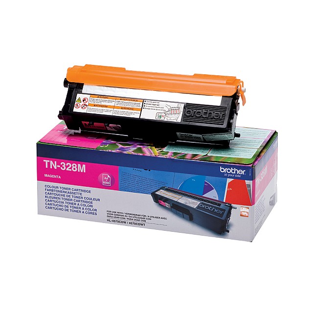 BROTHER TN-328 tonercartridge magenta extra high capacity 6.