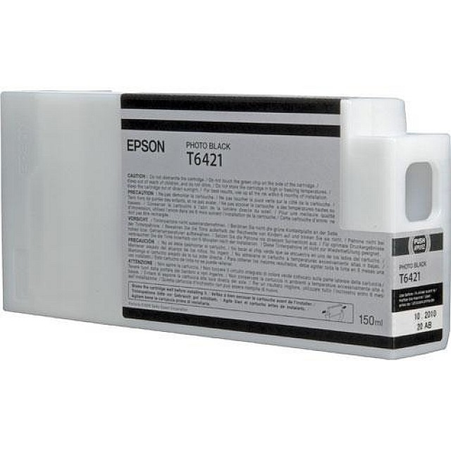 EPSON T6421 inktcartridge foto zwart standard capacity 150ml