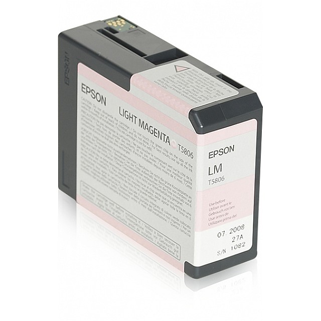 EPSON T5806 inktcartridge licht magenta standard capacity 80