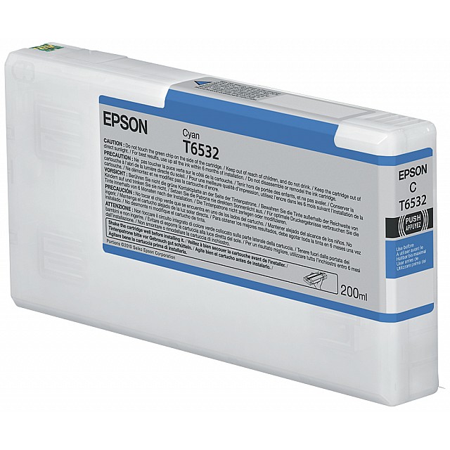 EPSON T6532 inktcartridge cyaan standard capacity 200ml