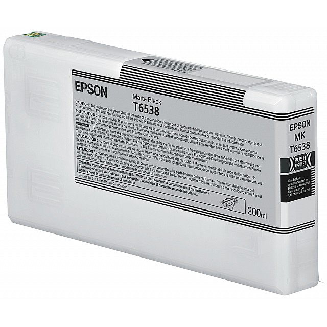 EPSON T6538 inktcartridge matzwart standard capacity 200ml