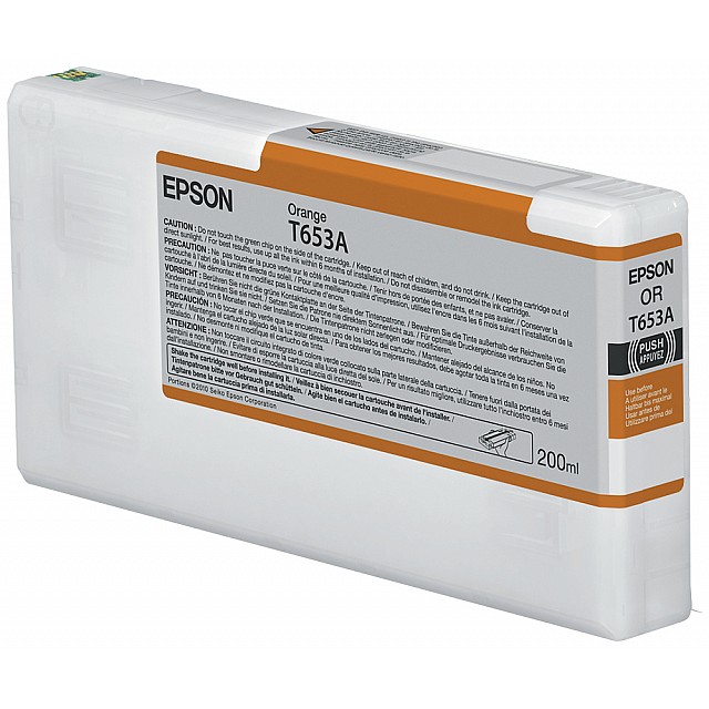 EPSON T653A inktcartridge oranje standard capacity 200ml