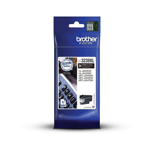 BROTHER LC-3239XLBK Black Ink 6000 pages