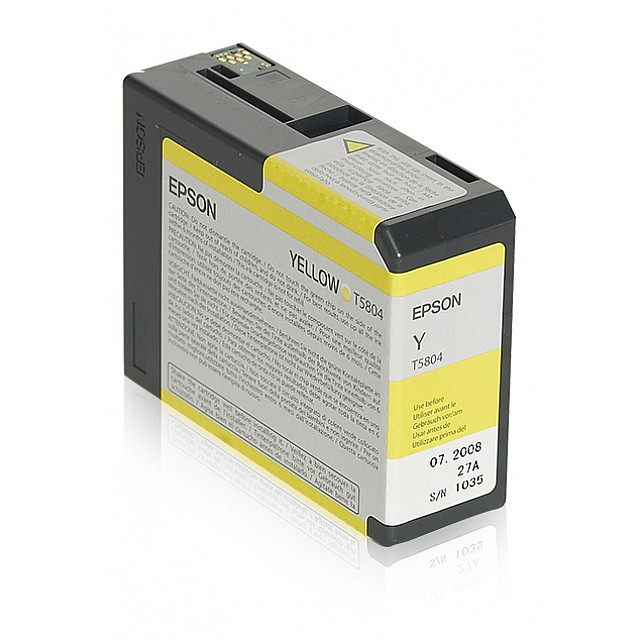 EPSON T5804 inktcartridge geel standard capacity 80ml 1-pack