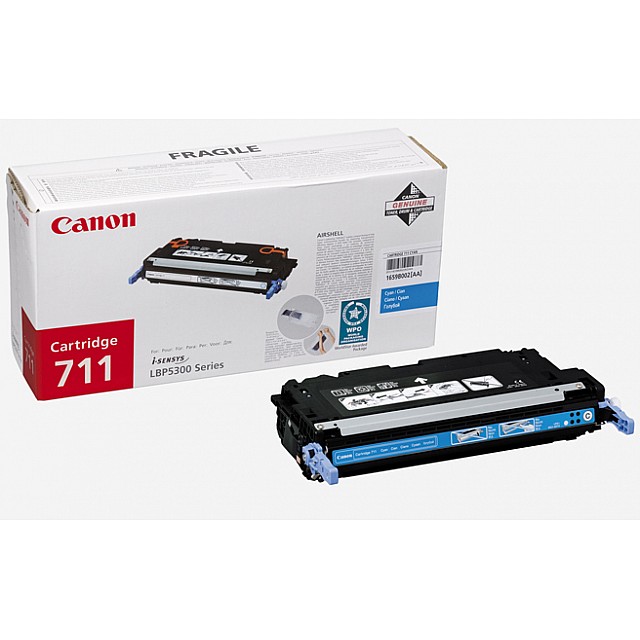 CANON 711 tonercartridge cyaan standard capacity 6.000 pagin