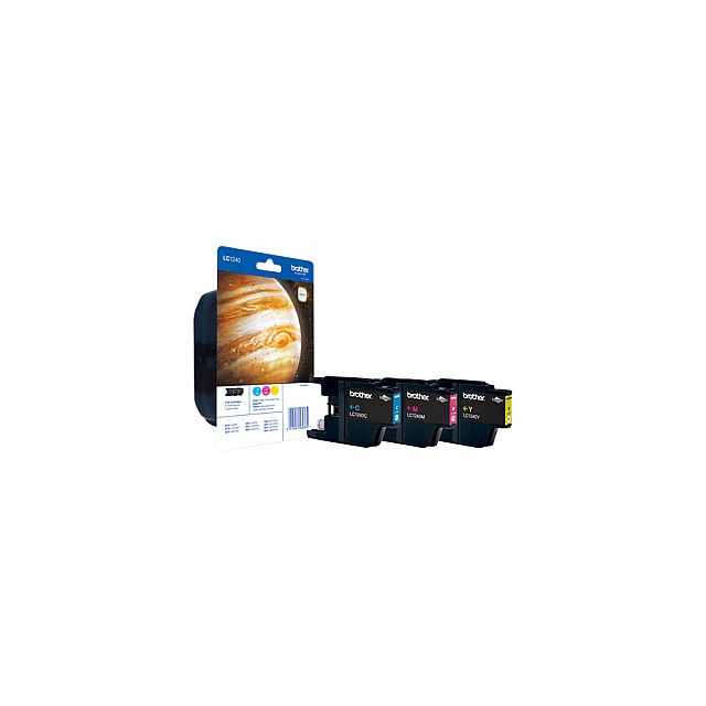 BROTHER LC-1240 inktcartridge cyaan, magenta en geel high ca