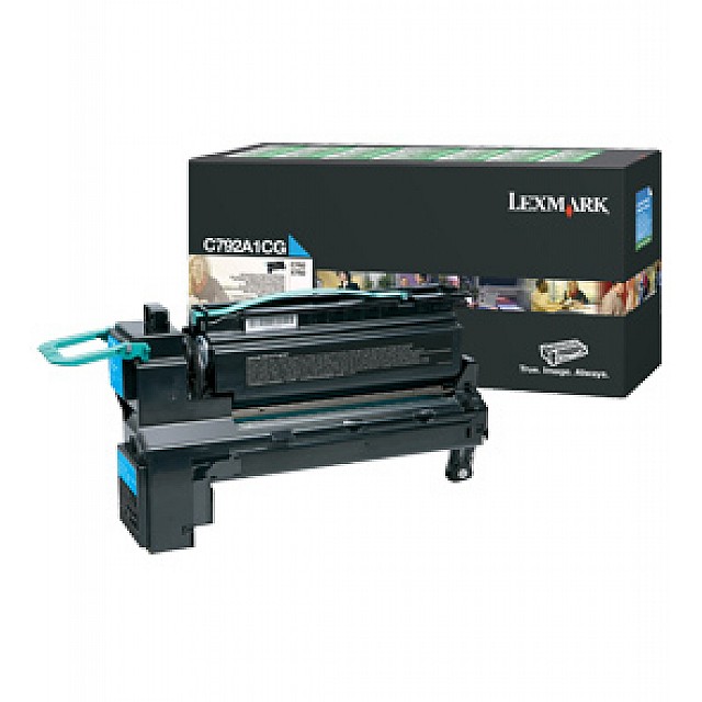 LEXMARK C792, X792 toner cyaan standard capacity 6.000 pagin