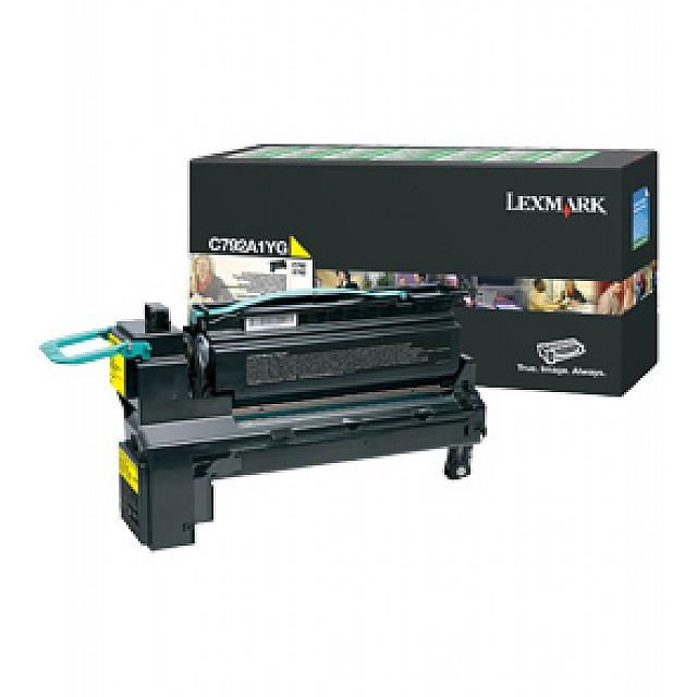LEXMARK C792, X792 toner geel standard capacity 6.000 pagina