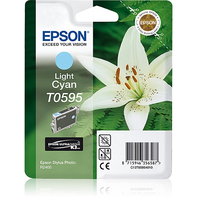 EPSON T0595 inktcartridge licht cyaan standard capacity 13ml