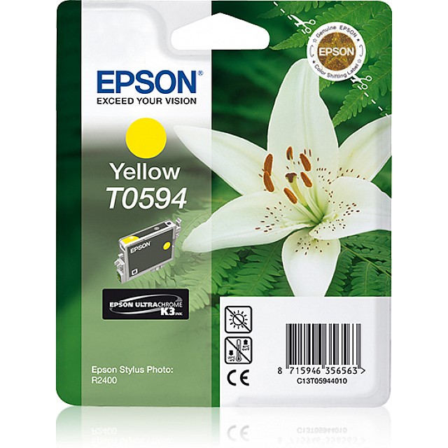 EPSON T0594 inktcartridge geel standard capacity 13ml 1-pack