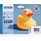 EPSON T0556 inktcartridge zwart en drie kleuren standard cap