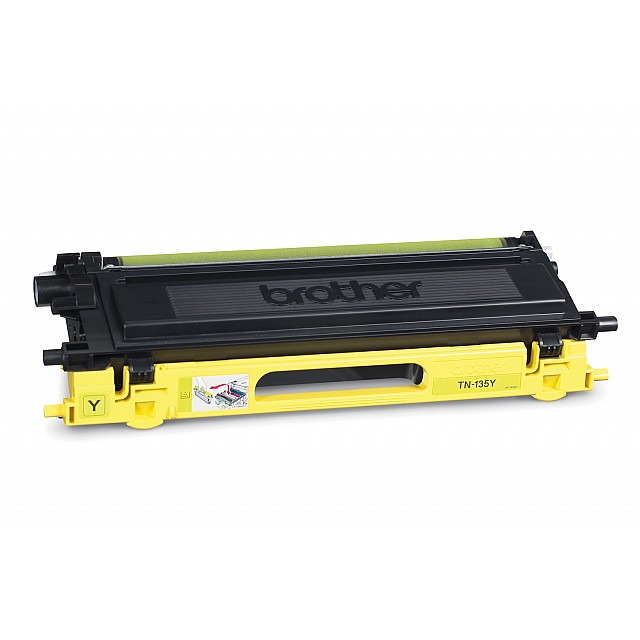 BROTHER TN-135 tonercartridge geel high capacity 4.000 pagin
