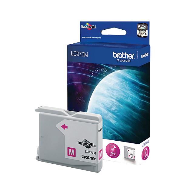 BROTHER LC-970 inktcartridge magenta standard capacity 300 p