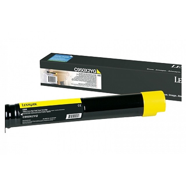 LEXMARK C950 tonercartridge geel standard capacity 24.000 pa