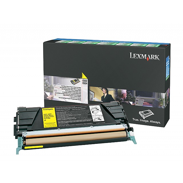 LEXMARK C524 C532 C534 tonercartridge geel high capacity 5.0