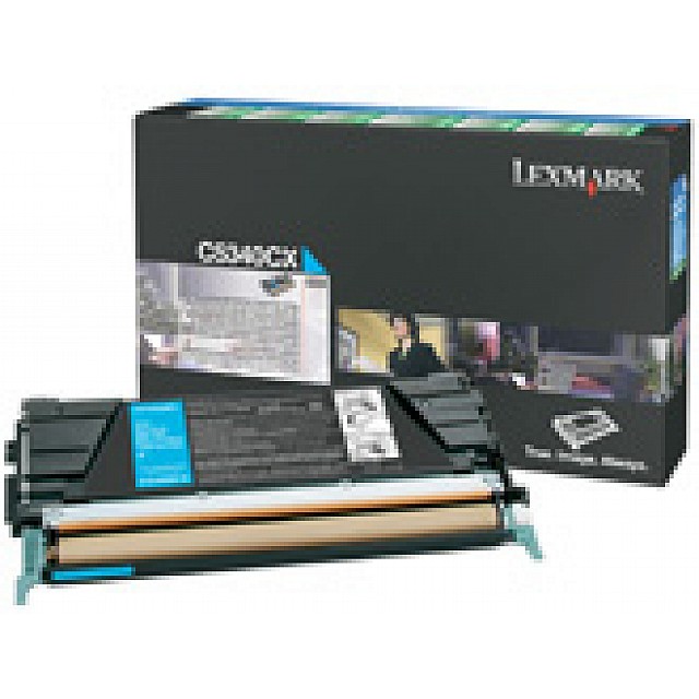 LEXMARK C534 tonercartridge cyaan standard capacity 7.000 pa