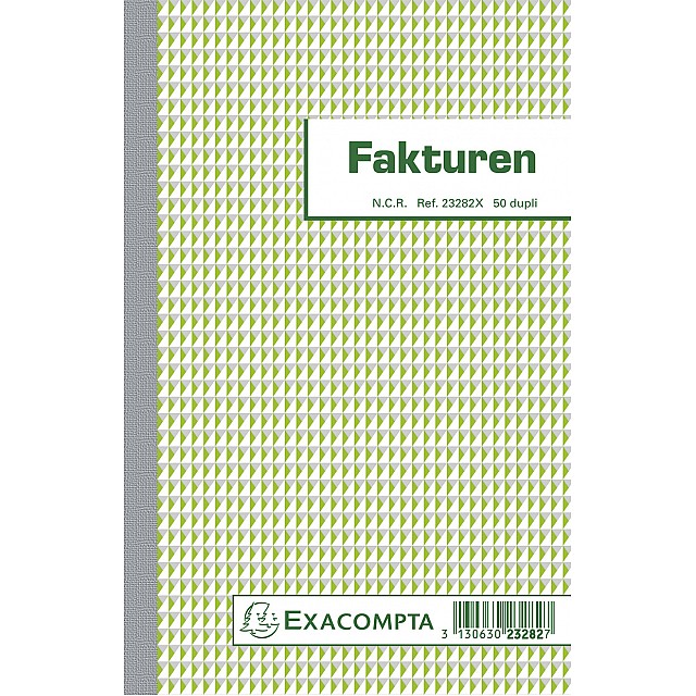 EXAC FACTUURBLOK 210X135MM 2X