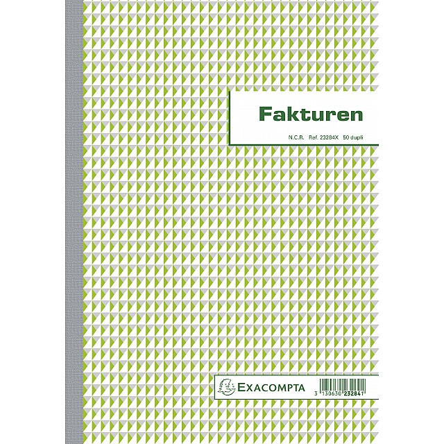 EXAC FACTUURBLOK A4 3X50