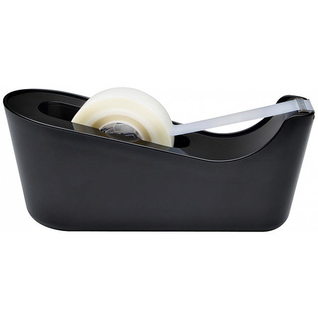 SCOTCH DISPENSER C18 zwart INCL ROL