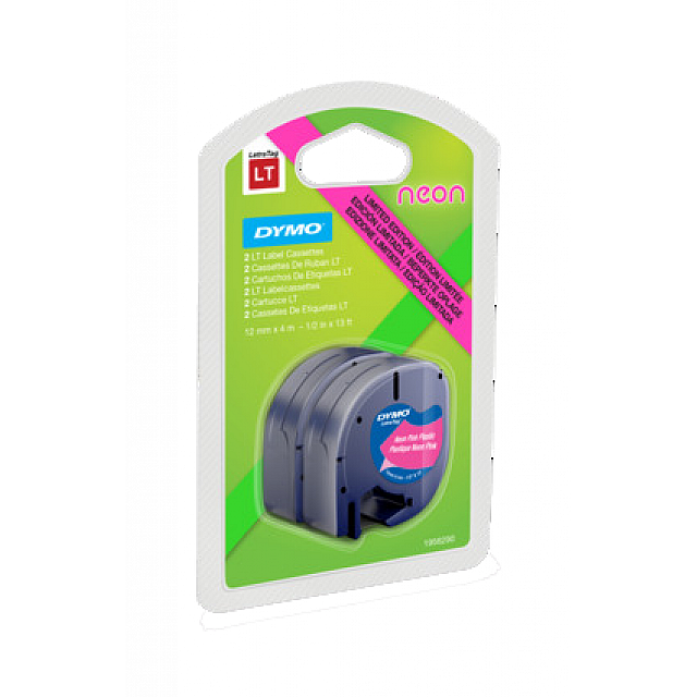 DYMO TAPE LETRATAG 12MM ASS 2X
