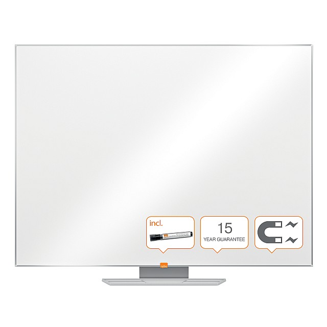 NOBO CLASSIC WHITEBOARD STAAL 90x120 btc