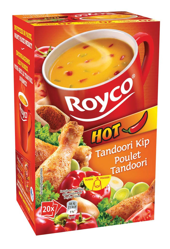 DOOS 20X ZAK TANDOORI KIP