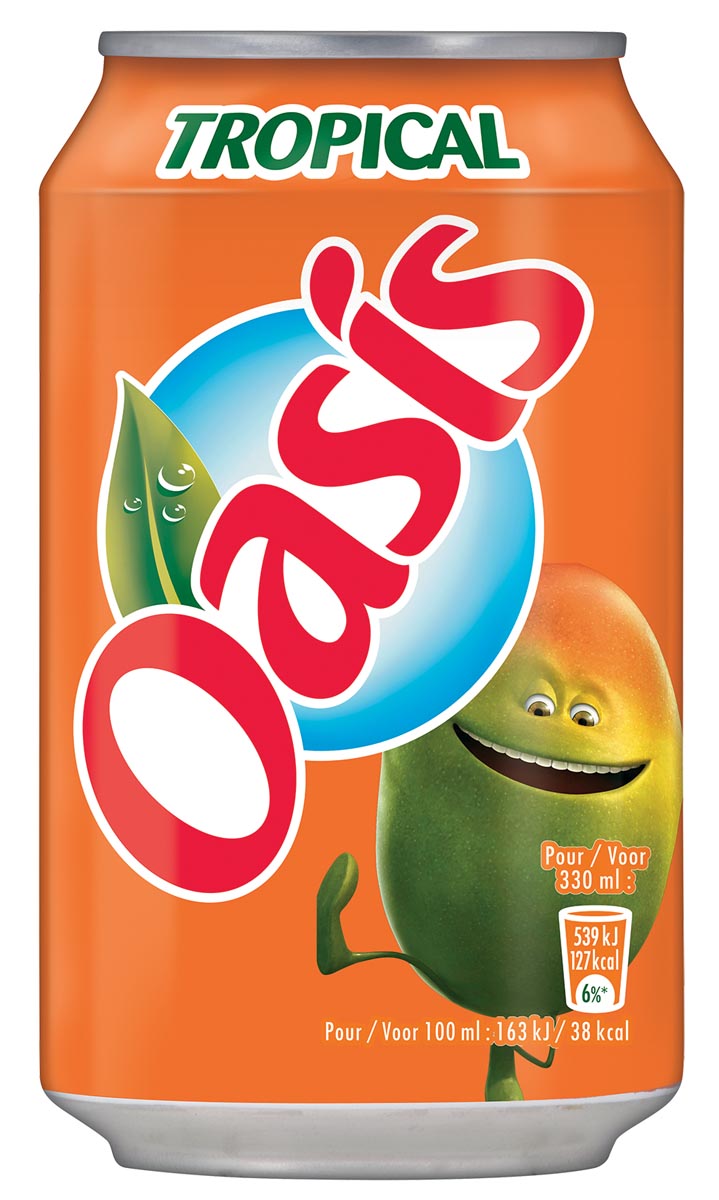 OASIS TROPICAL BLIK 33CL PK24