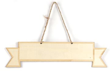 HOUTEN OPHANGBORDJE 330X82X4MM