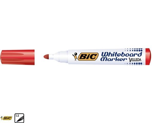 BIC WHITEBOARD MARKER 1701 ROND 12 ROOD
