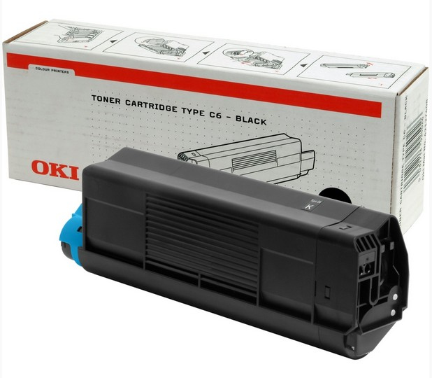 OKI C5100, C5200, C5300, C5400 tonercartridge zwart standard