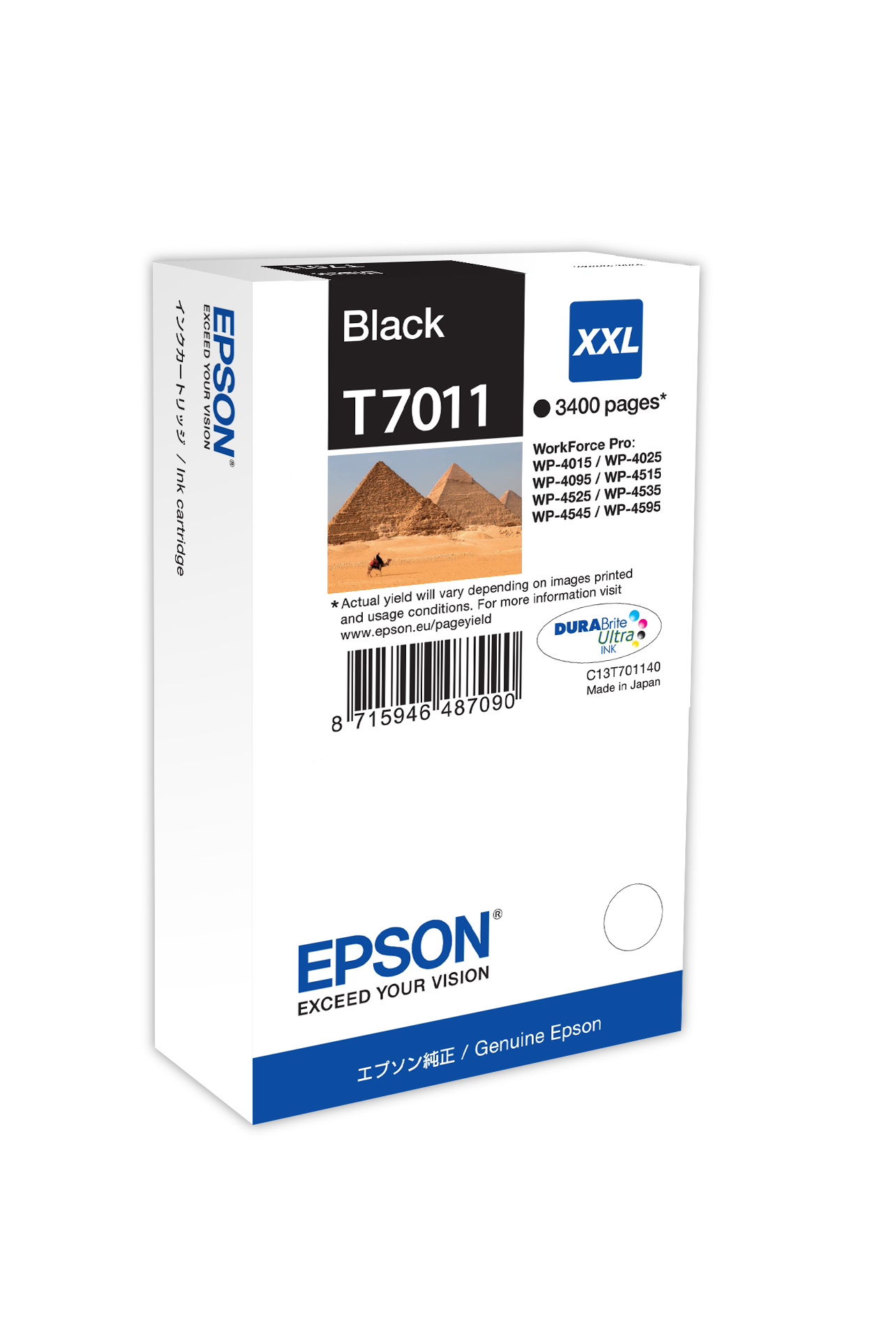 EPSON WP4000/4500 inktcartridge zwart extra high capacity 3.