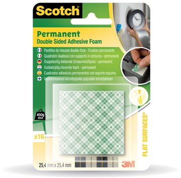 SCOTCH ZELFKLEVENDE PADS 16X