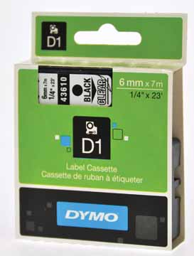 TAPE 19MMX7M ZW/TR 2+5500 DYMO