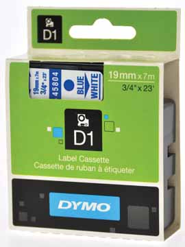 TAPE 19MMX7M BL/WIT 2+5500DYMO