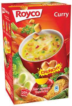ROYCO SOEP CURRY + KORSTJES 20st
