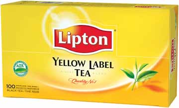 LIPTON YELLOW LABEL TEA 100builtjes