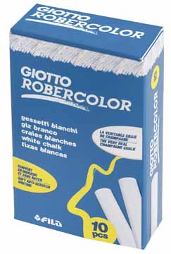 DS 10ST KRIJT WIT ROBERCOLOR