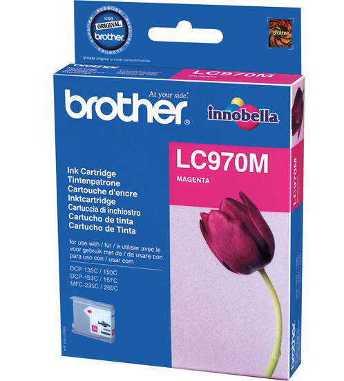 BROTHER LC-970 inktcartridge magenta standard capacity 300 p
