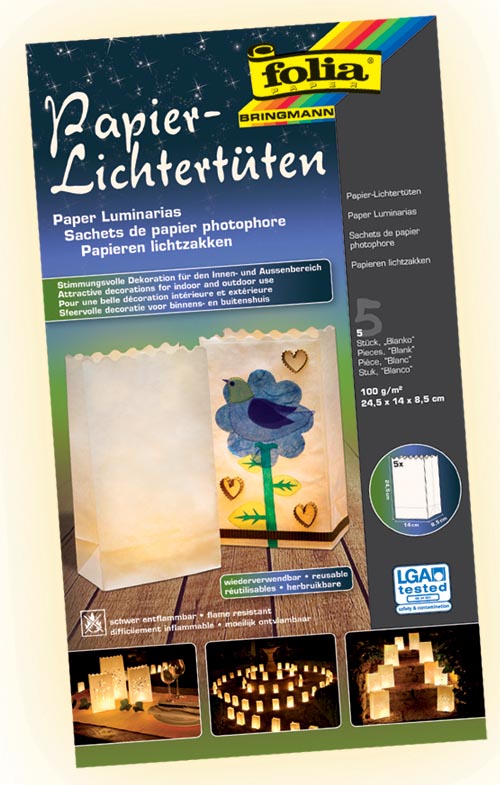 LICHTZAK PAPIER 24,5X14X8,5 5X