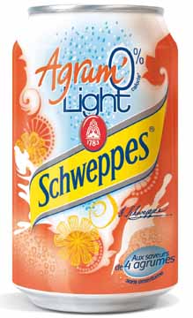 SCHWEPPES AGRM LGHT 33CL 4X6PK
