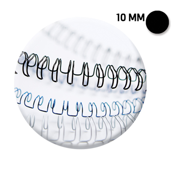 DS 100 SPIRAALR.MET.10MM ZWART
