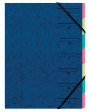 VOORORDNER 7 TABS BLAUW