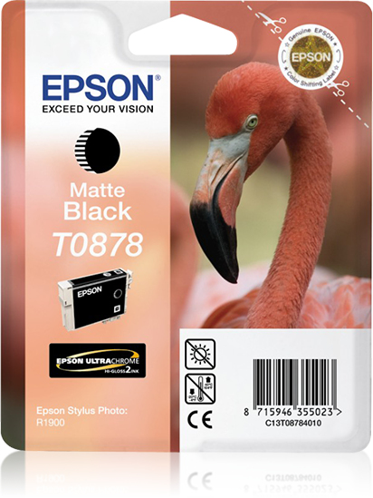 EPSON T0878 inktcartridge matzwart standard capacity 11.4ml